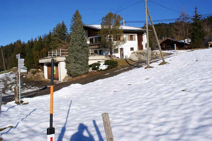 Felbers schiefes Haus im Ortsteil Rindberg von Sibratsgfäll