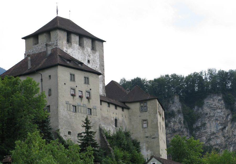Schattenburg castle in Feldkirch, Vorarlberg, Austria