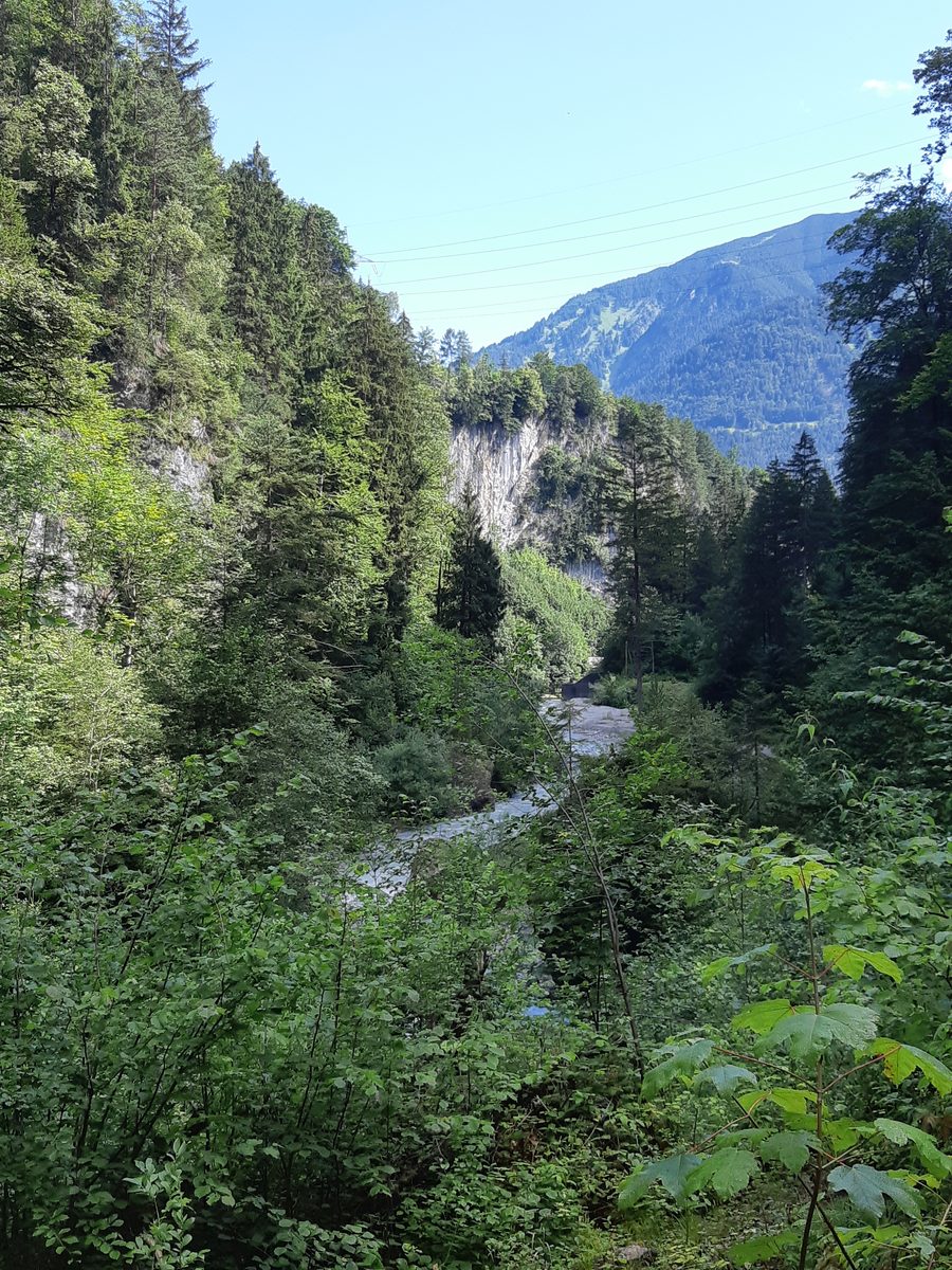 Bürser Schlucht in der Gemeinde Bürs, Vorarlberg