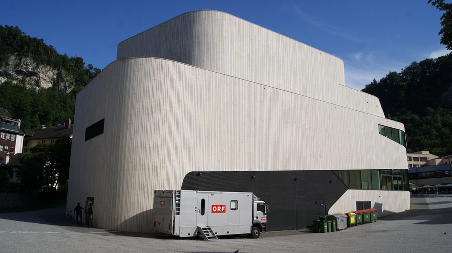 Montforthaus culture and convention centre in Feldkirch, Austria