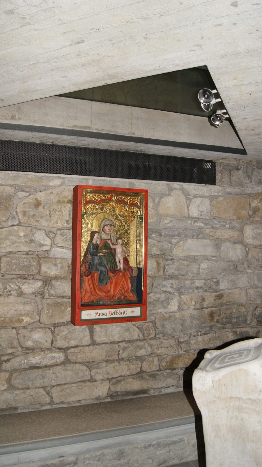 Detail aus der Pfarrkirche St. Sebastian in Schwarzach