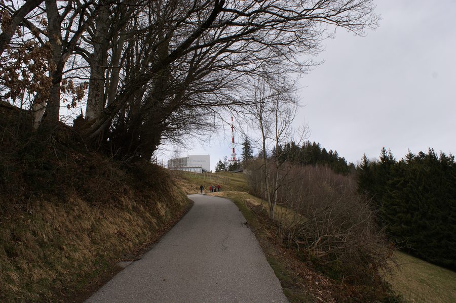 View of the Pfänder from Pfänderdohle in Lochau, Vorarlberg