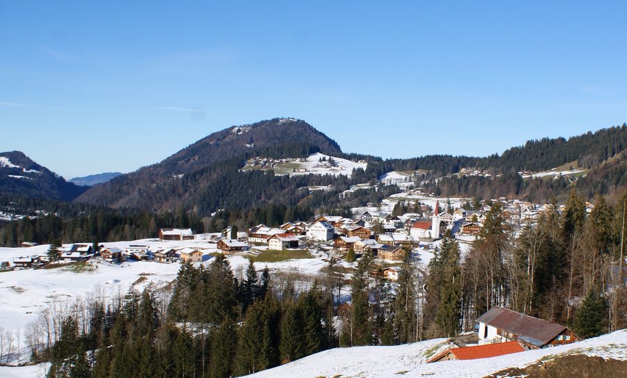 Das Köpfle bei Sibratsgfäll am Sausteig
