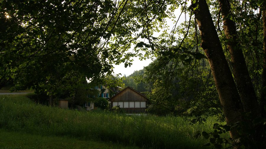 Bad Schnifis inn, a former health spa in Schnifis, Vorarlberg