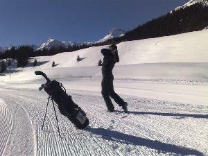 Wintergolf in Lech-Zürs